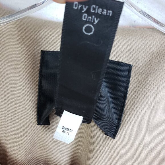 J CREW Collection Wool Alpaca Coat Classic Preppy size 2 Peach A-line Peplum - Picture 6 of 12